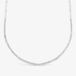 0.75CT Flex-Bar Diamond Tennis Necklace