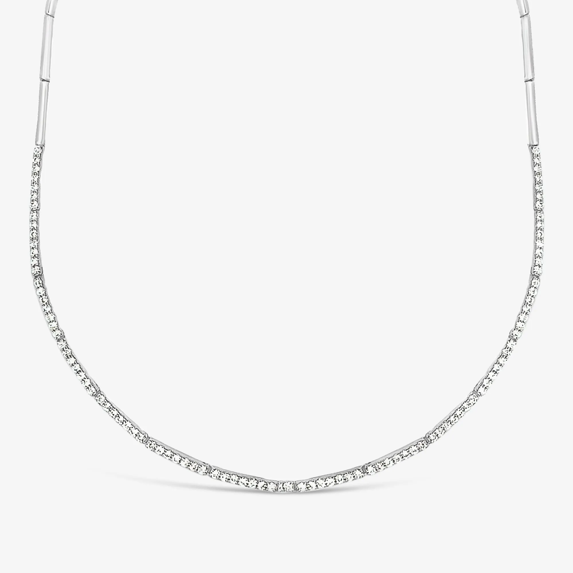 0.75CT Flex-Bar Diamond Tennis Necklace