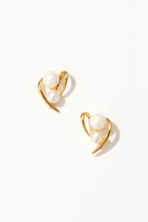 Amore Pearl Stud Earrings