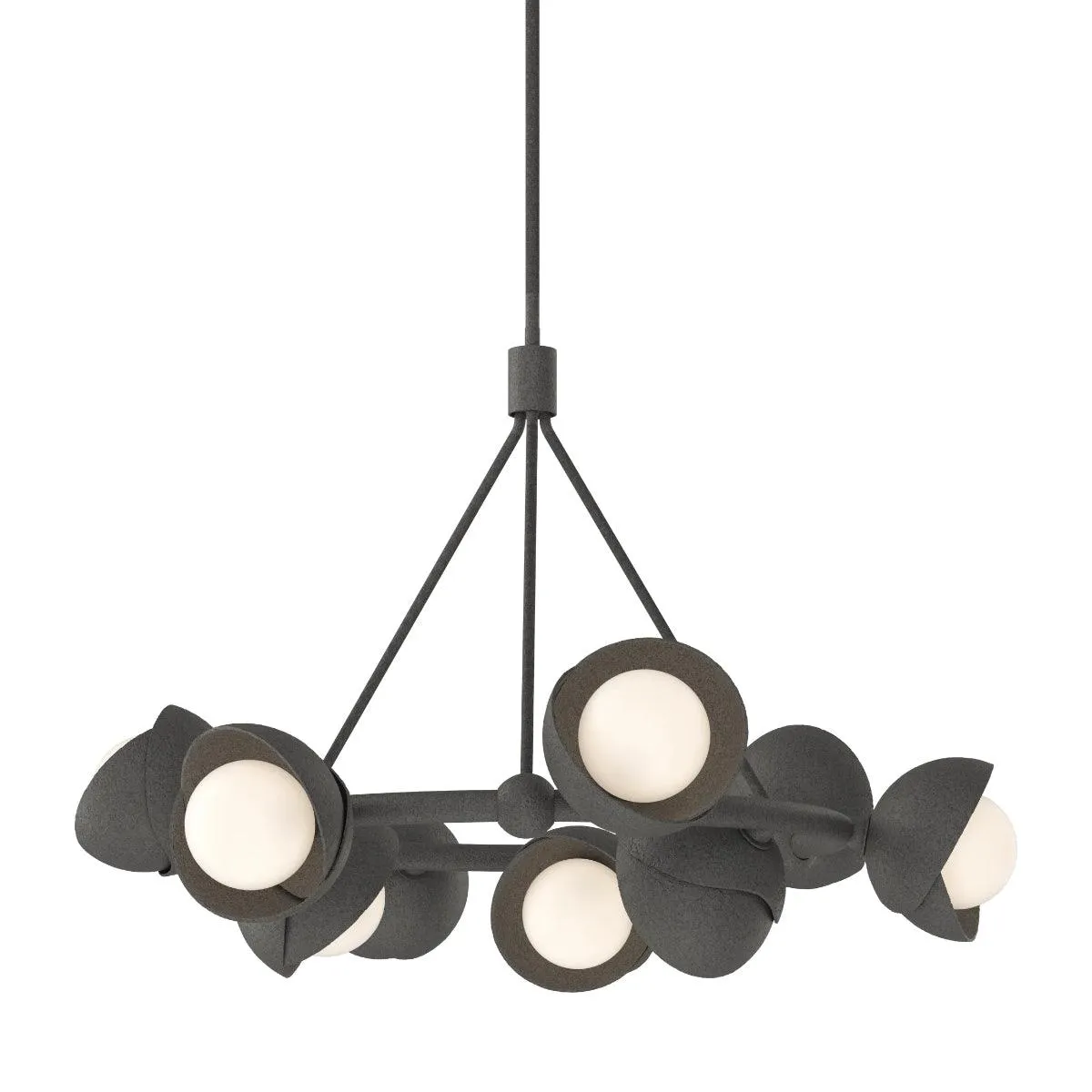 Brooklyn 32 in. 9 lights Pendant Light Natural Iron Finish