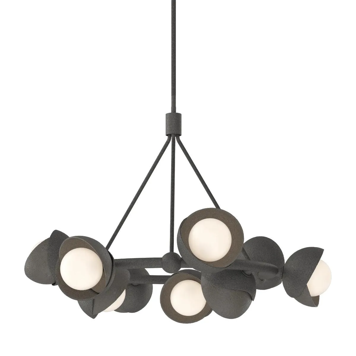 Brooklyn 32 in. 9 lights Pendant Light Natural Iron Finish