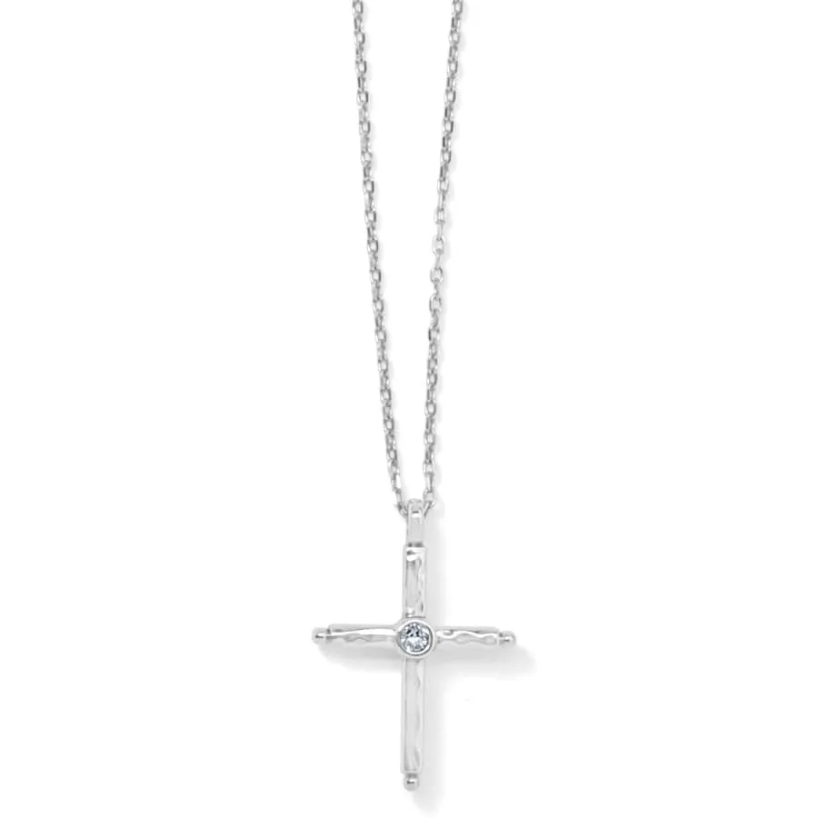 Color Drops Cross Necklace