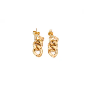 Cuban Link Drop Earrings