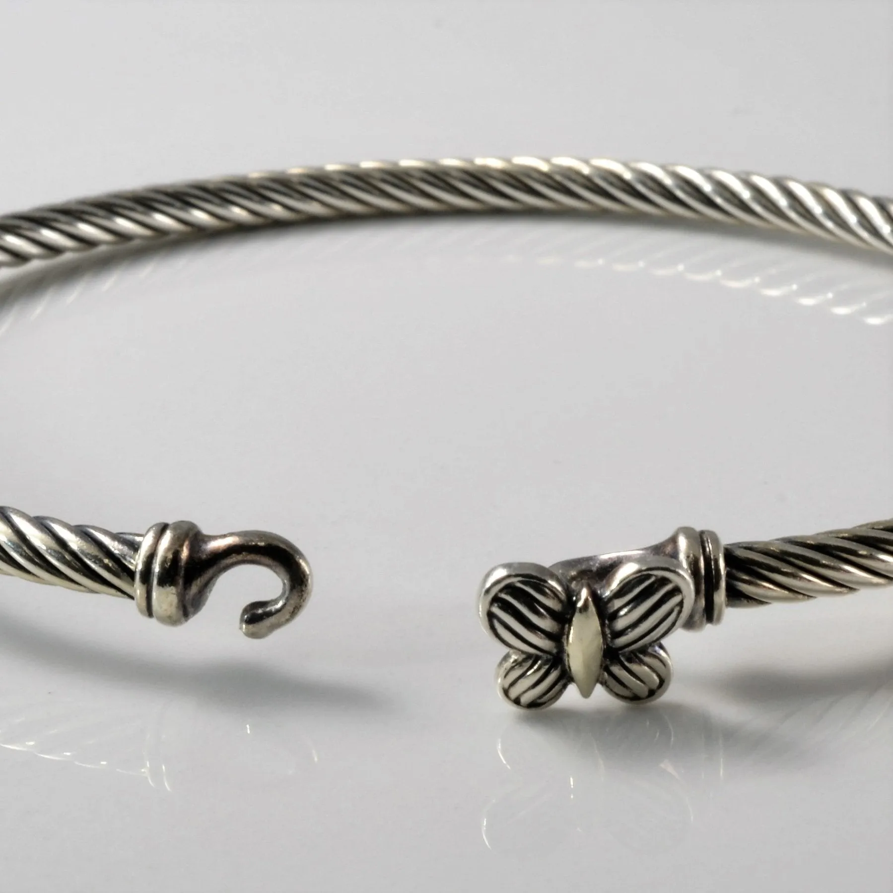 'David Yurman' Butterfly Cable Bracelet | 7" |