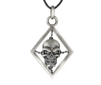 DIAMOND SKULL PENDANT , DC/60