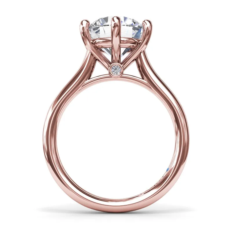 Fana Six Prong Diamond Engagement Ring