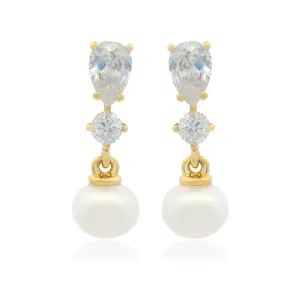 FRESHWATER PEARL PYRMONT EARRINGS