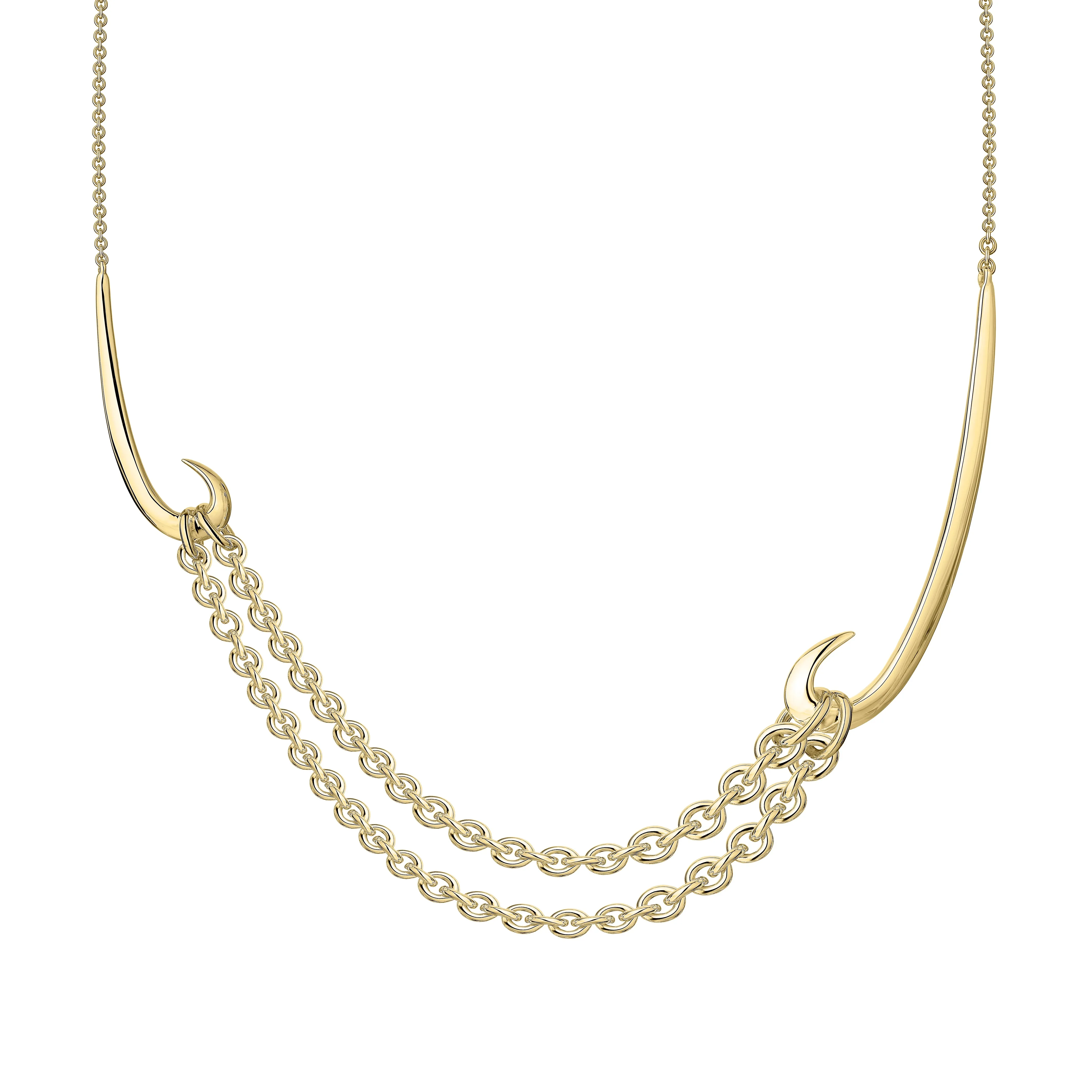 Hook Multi Pendant - Yellow Gold Vermeil