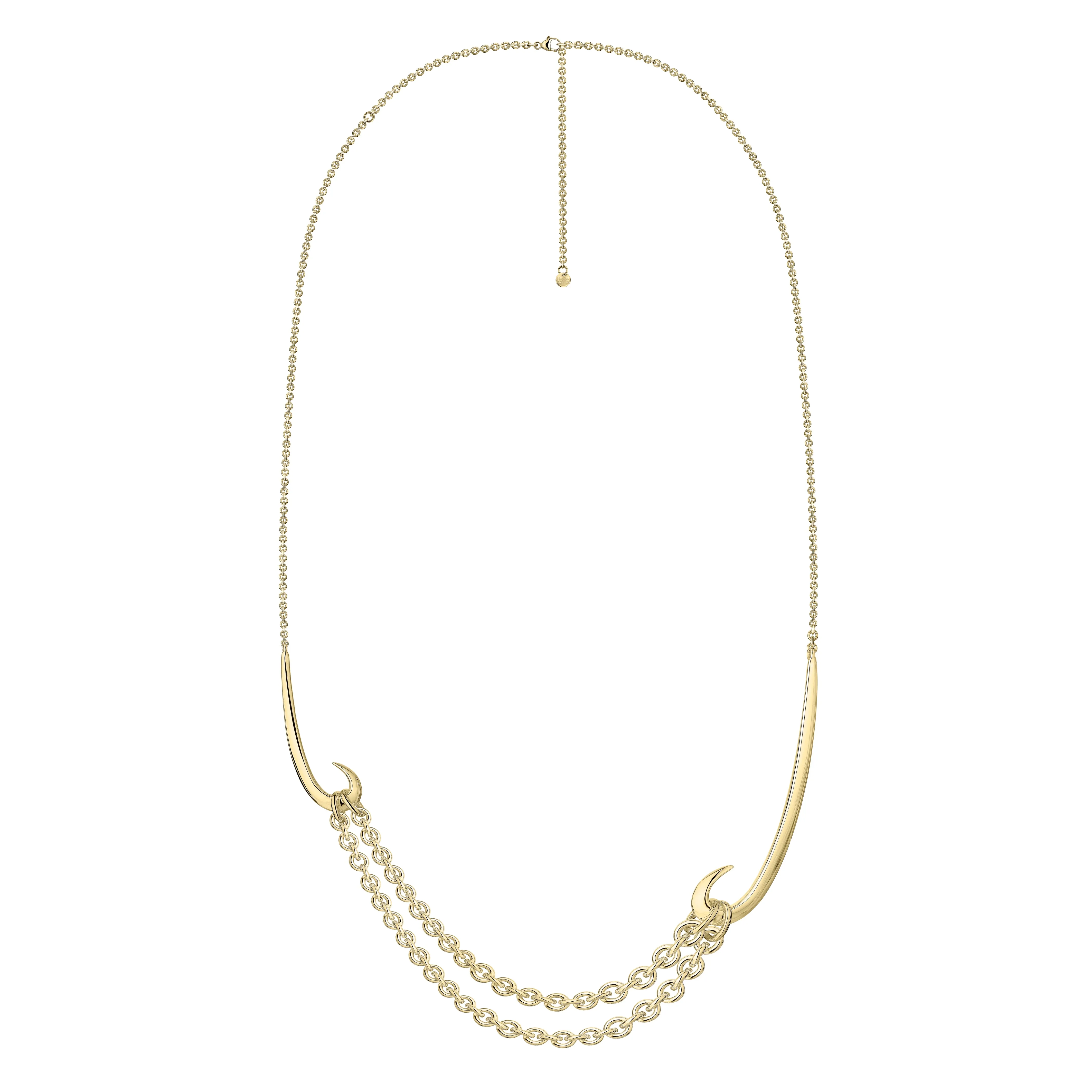 Hook Multi Pendant - Yellow Gold Vermeil