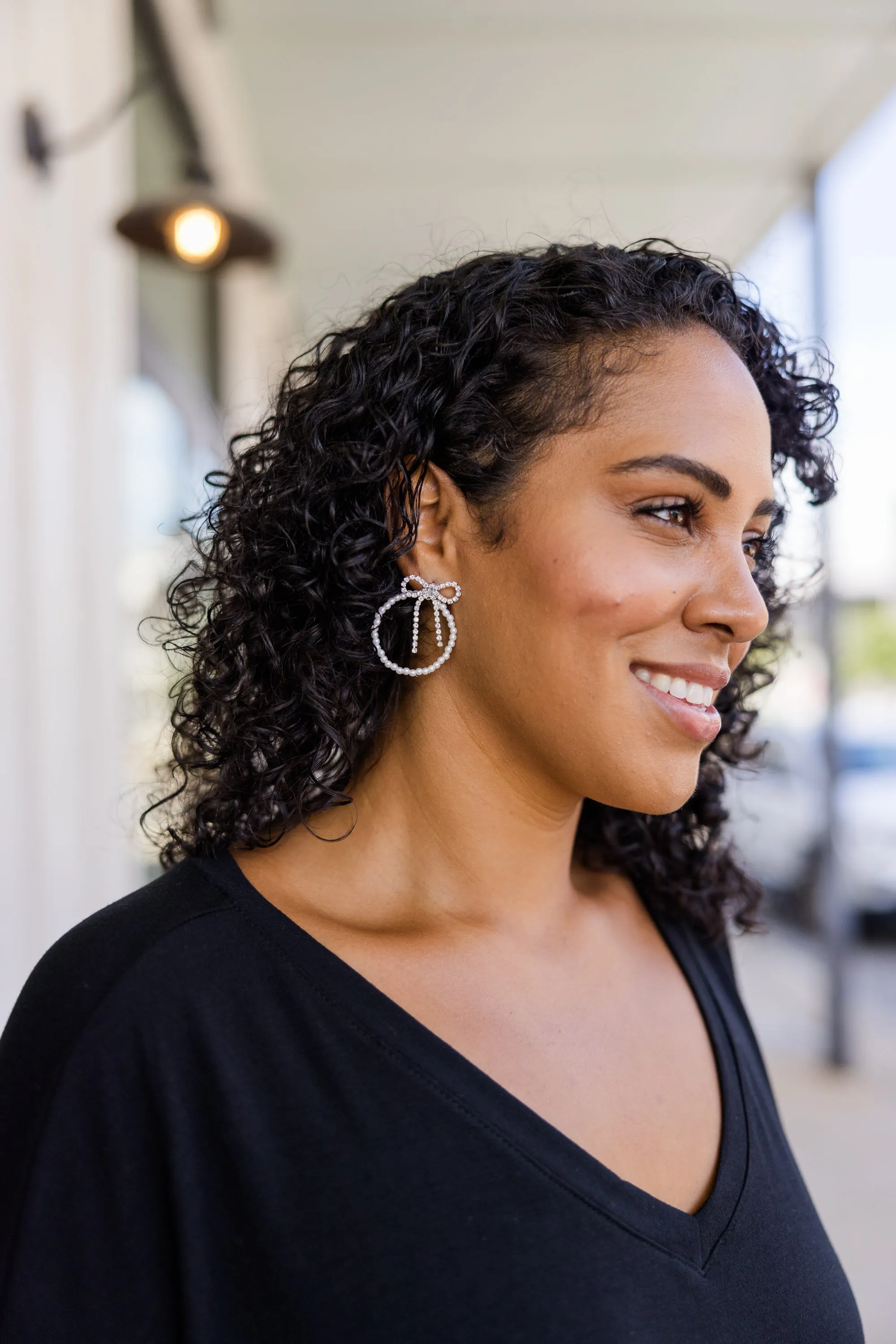 How Cavalier Earrings, Silver