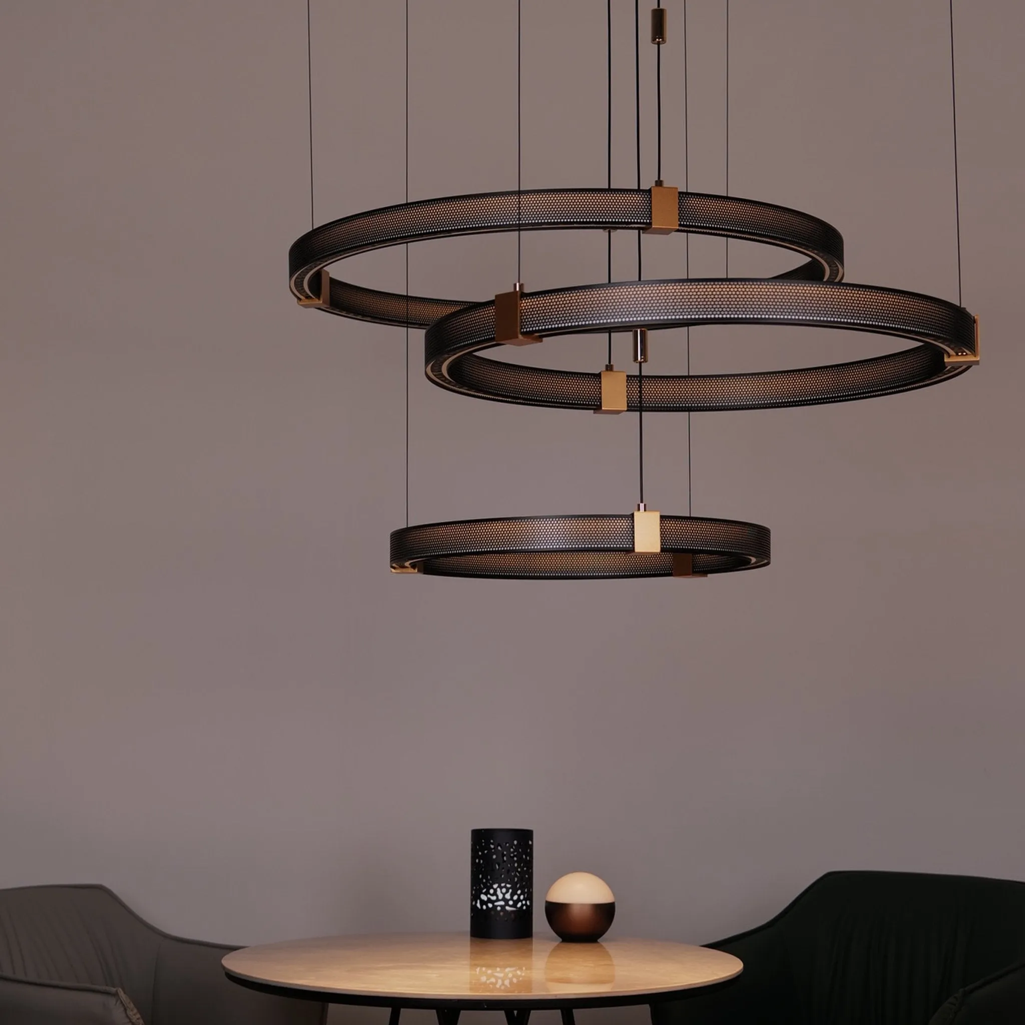 Matrix Rings Chandelier