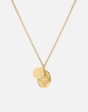 Mini Dove Necklace, Gold Vermeil