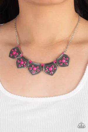 Paparazzi Badlands Basin Pink Necklace