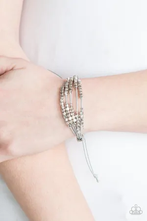 Paparazzi Bracelet ~ Modern Minimalism - Silver