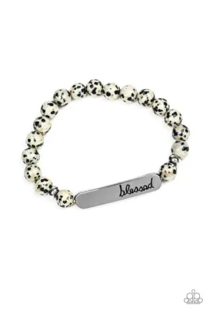 Paparazzi Bracelet ~ Simply Blessed - Black