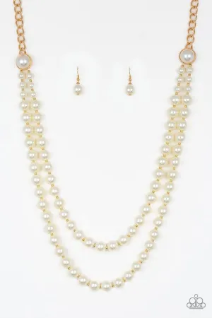 Paparazzi Necklace ~ Endless Elegance - Gold