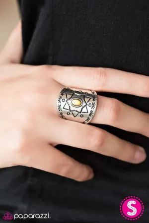 Paparazzi Ring ~ Desert Dweller - Yellow