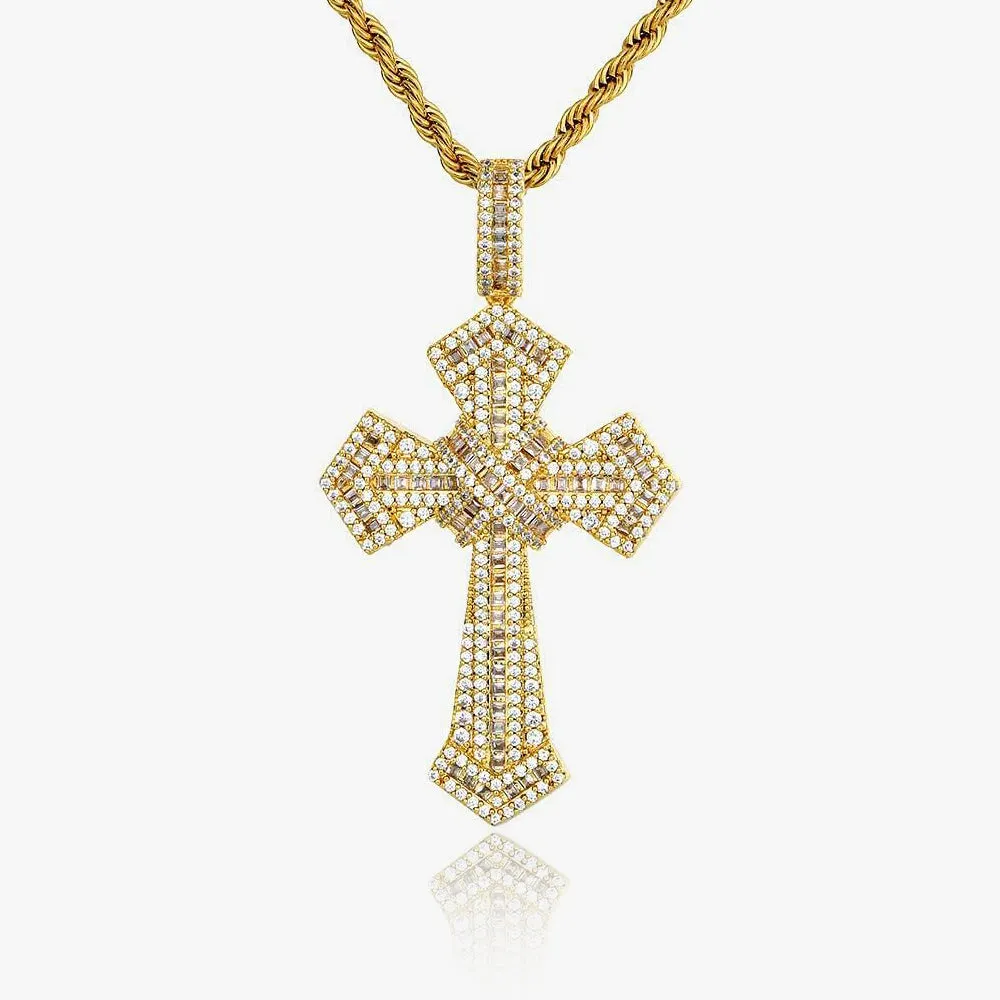 Sealed Gothic Cross Pendant