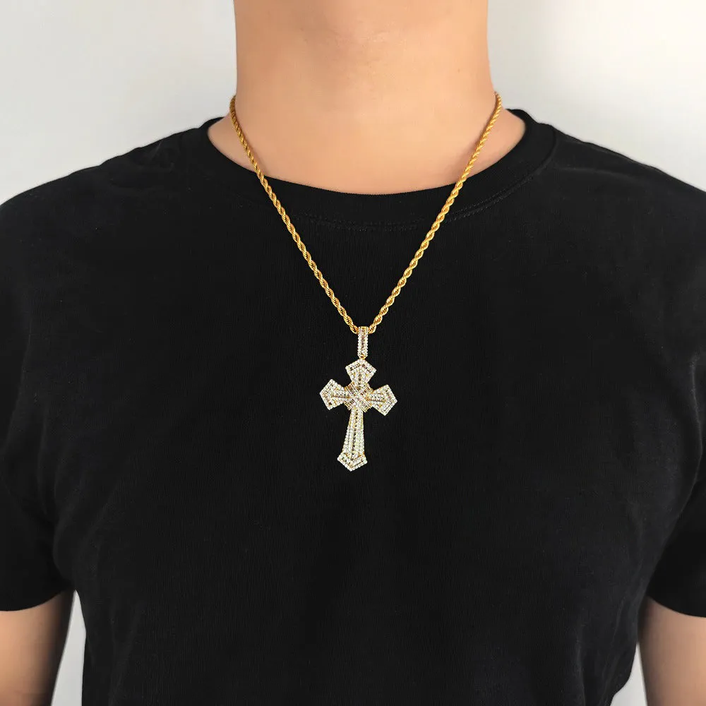 Sealed Gothic Cross Pendant