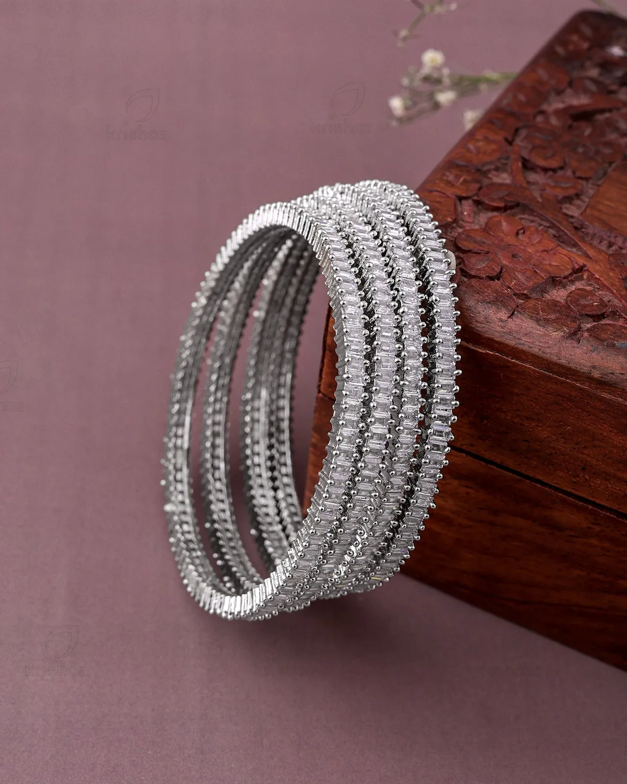 Silas 4 Pcs Cz Bangles