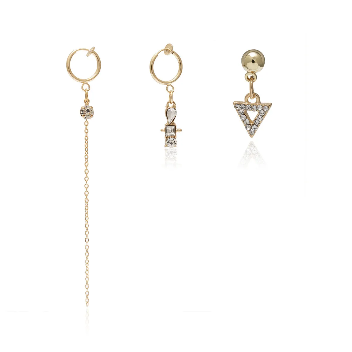 Stylish Star and Lightning Mix & Match Tassel Earrings