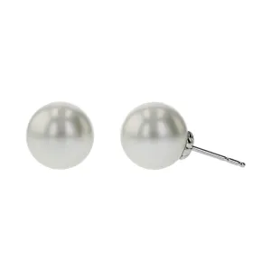 White South Sea Pearl Stud Earrings