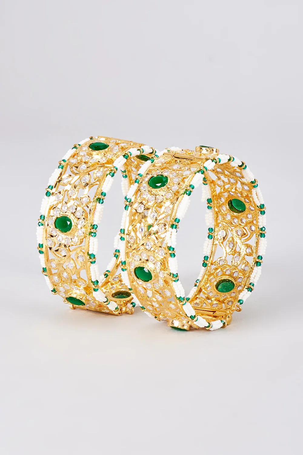 Ziya Bangles 
22 kt Gold Plated