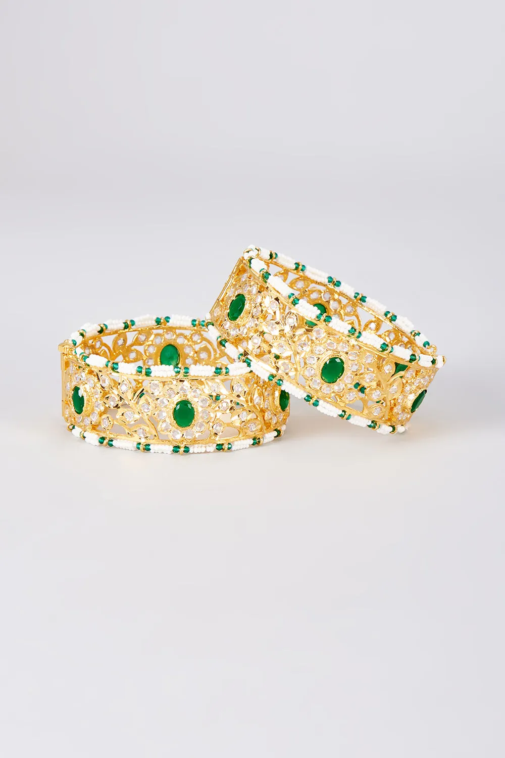 Ziya Bangles 
22 kt Gold Plated